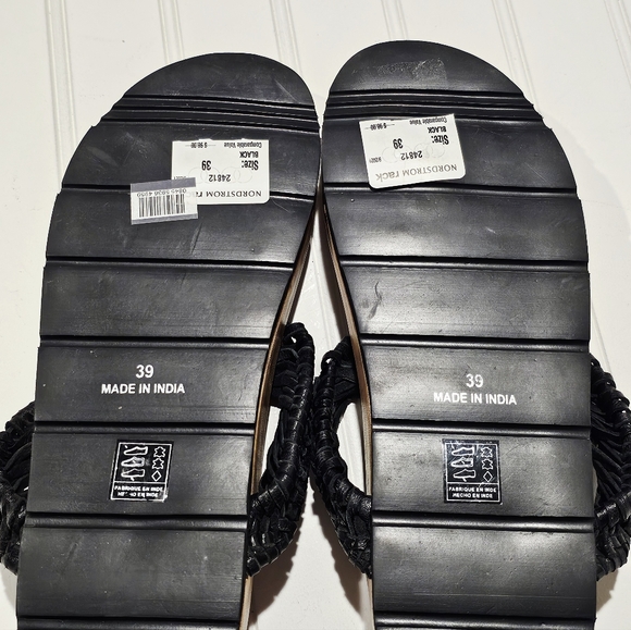 NWT Free People Ivy Leather Flip Flops - Picture 4 of 5
